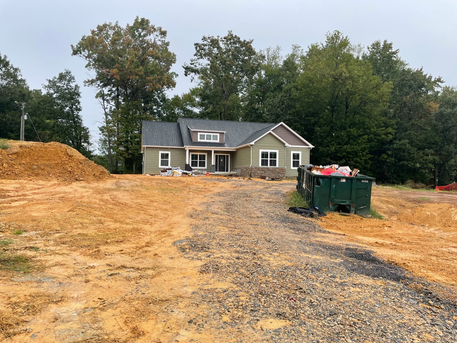 Exterior of 8005 Sherbeyn Road with siding, shingle roof, and covered front porch